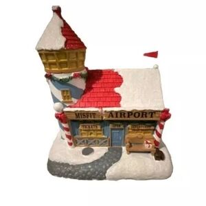 Thomas Kinkade Misfit Airport Christmas Building